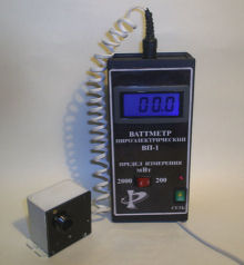 Pyroelectric power meter VP-1
