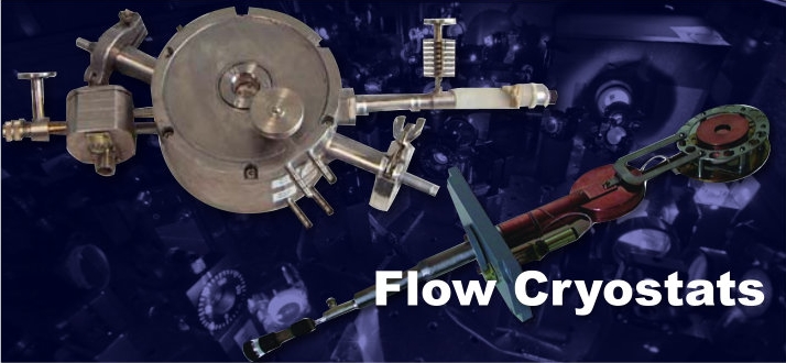Flow-gas cryostats