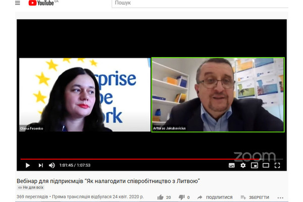 Webinar for SMEs “How to build a successful business cooperation on Lithuanian market”