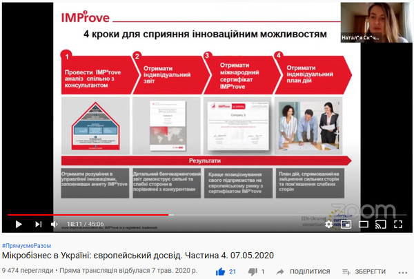 Вебінар для підприємців «Мікробізнес в Україні: європейський досвід»