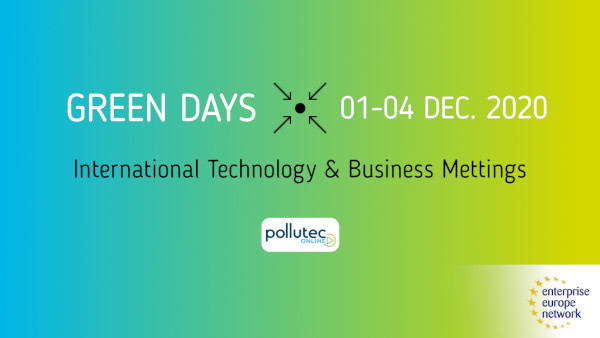 International virtual brokerage event «Green Days Pollutec»
